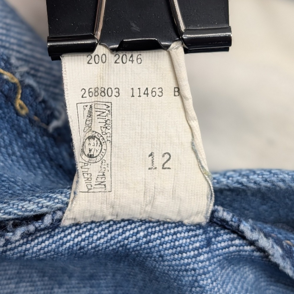 Vintage Lee Riders Mens 38x32 Blue Straight Leg Jeans Made in USA 200-2046 Denim - Picture 7 of 11